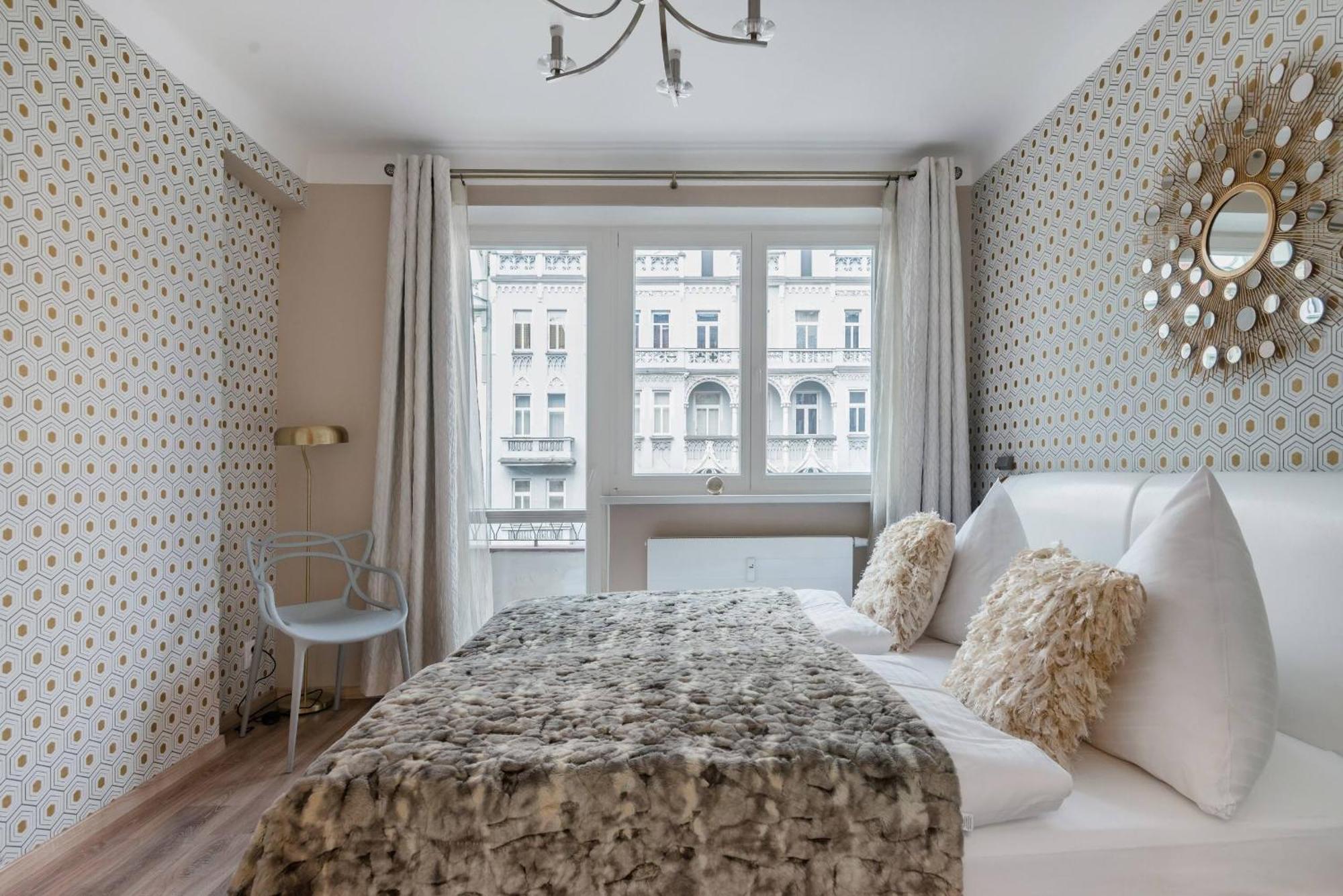 Pastel Art Deco 3Bdr Ruterra Apt Praha Exteriér fotografie